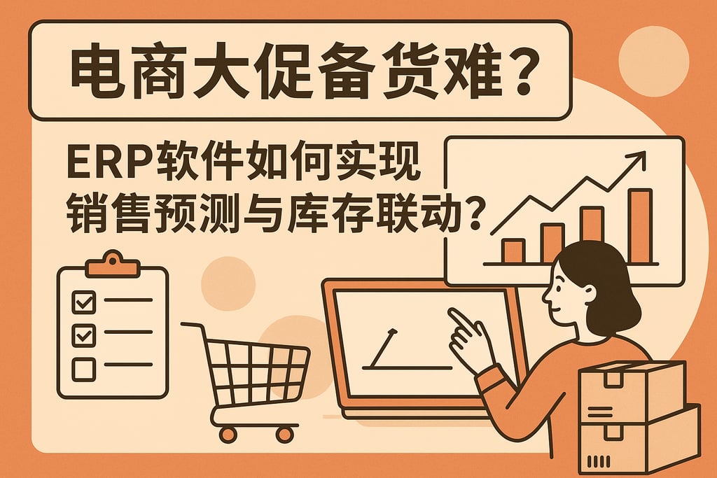 电商大促备货难？ERP 软件如何实现销售预测与库存联动？